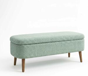 Atelier Del Sofa Puff Zöld Oslo Len - Zöld