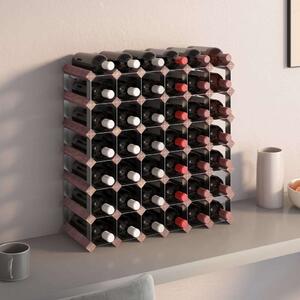 VidaXL barna tömör fenyőfa bortartó 42 palackhoz