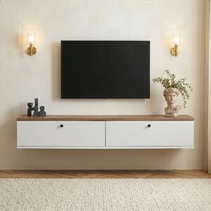 Hanah Home Atlantic Pine White Ligne 160 TV állvány - Atlantic Pine, White