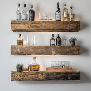 Hanah Home Decorative Wooden Wall Shelf Wooden Raf274