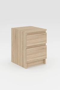 Hanah Home Nightstand Sonomo Oak Derinkuyu - Sonomo Oak