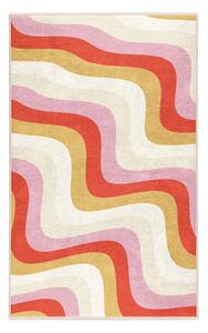 Sárga-rózsaszín mosható szőnyeg 60x100 cm Creamy Raspberry Swirl – Mila Home