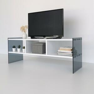 Hanah Home TV állvány, White Fume TV401