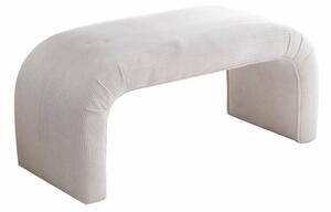 Atelier Del Sofa Puff White Nu Bench Fitilli - fehér