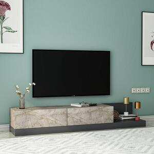 Hanah Home TV állvány Gordion Marble Anthracite Major - Gordion Marble, Anthracite