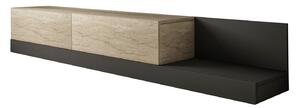 Hanah Home TV Stand Travertine Anthracite Major - Travertine, Anthracite