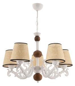 Opviq Csillár White Cream Fiona Coral Wood - Fehér, Krém