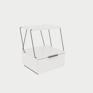 Hanah Home Nightstand White Tekoba - White
