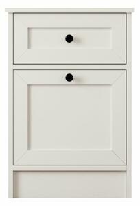 Hanah Home Nightstand Matte White Rumy - Rb-168-03