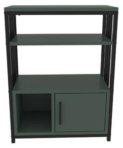 Hanah Home Könyvespolc GreenBlack Letos - Zöld, fekete