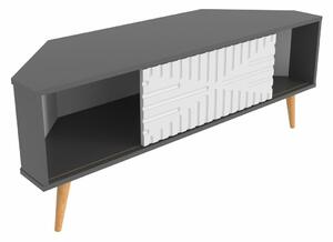 Hanah Home Mora TV állvány - antracit, fehér