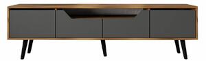 Hanah Home Roma 180 TV állvány, dió és antracit
