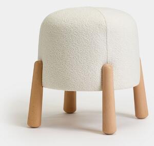 Atelier Del Sofa Fehér Floki Puff - Fehér