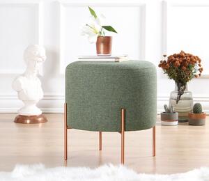Atelier Del Sofa Puff Zöld Réz 41 - Zöld