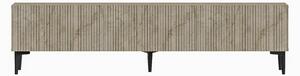 Hanah Home TV Stand Travertine Oscar - Travertine
