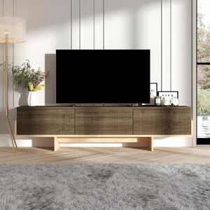 Hanah Home TV állvány dió és zafír tölgy Hege - dió, zafír tölgy