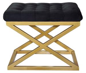 Atelier Del Sofa Puff Arany Fekete Capraz - Arany, Fekete