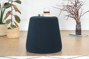 Atelier Del Sofa Puff Sötétkék Broch - Sötétkék