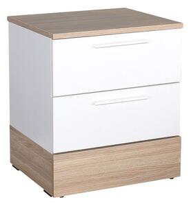Hanah Home Nightstand Oak White Kmd-820-Mb-1