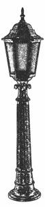 Opviq Outdoor Floor Lamp Brown BSU-68188-BKR-B