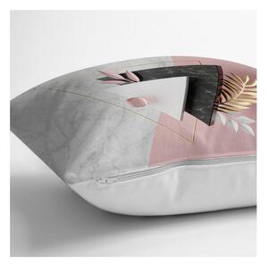 BW Marble Triangles párnahuzat, 45 x 45 cm - Minimalist Cushion Covers