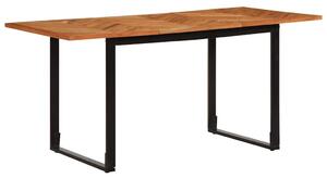 Tömör akácfa étkezőasztal 160 x 80 x 75 cm