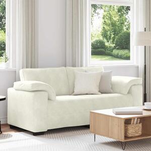 Krém bársony loveseat kanapé 180x77x82 cm
