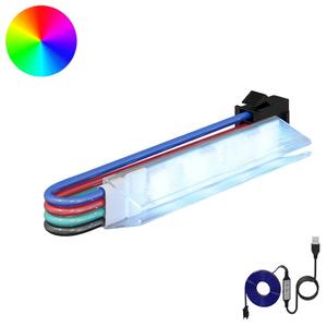 LED szalag 12 db Fekete és Fehér Réz és műanyag