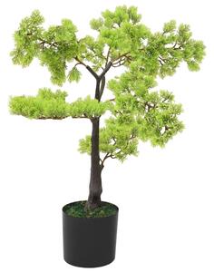 Zöld cserepes mű ciprusbonsai 60 cm