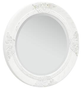 Fehér barokk stílusú fali tükör 50 cm