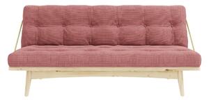Rózsaszín kinyitható kanapé 190 cm Folk – Karup Design