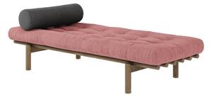 Rózsaszín egyszemélyes ágy Next – Karup Design