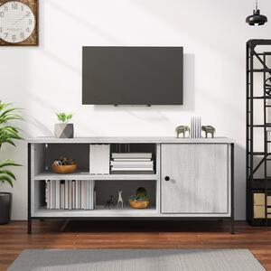 Szürke sonoma színű szerelt fa TV-szekrény 100x40x45 cm
