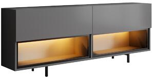 Hanah Home TV Stand Anthracite Ekol Down - Anthracite