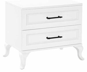 Hanah Home Éjjeliszekrény Fehér Kmd-1002-Dd-1