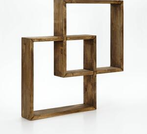 Hanah Home Decorative Wooden Wall Shelf Wooden Raf342