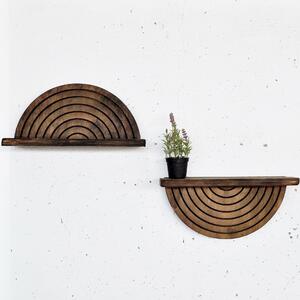 Hanah Home Decorative Wooden Wall Shelf Wooden Raf296