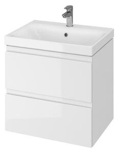 Fürdőszoba szekrény a mosogató alatt Cersanit MODUO 59,5x57x44,7 cm fehér fényű S929-010