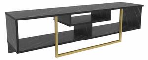 Hanah Home TV Állvány BlackGold Asal 150 - fekete, arany