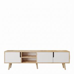 Hanah Home TV Stand Sapphire Oak White Latina 180 - Sapphire Oak, White