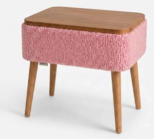 Hanah Home Nova éjjeliszekrény - rózsaszín