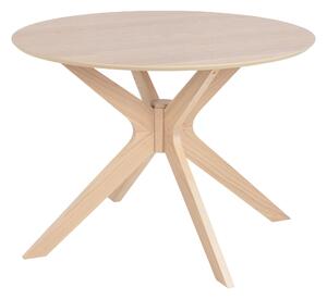 Asztal Norsica 345, 75cm, Fehérített tölgy