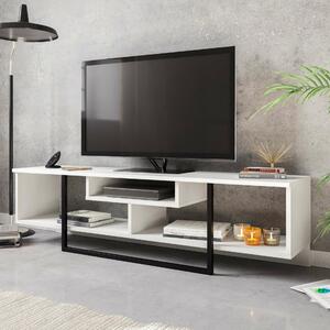Hanah Home TV Stand White Black Asal (150) - White, Black