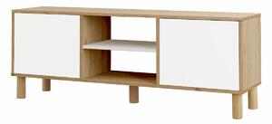 Hanah Home TV állvány Tölgy/Fehér ALS1-SW