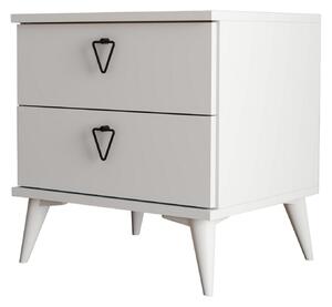 Hanah Home Éjjeliszekrény Fehér Versa-Ce 3634