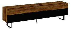 Hanah Home TV állvány Black Oak Sign - fekete, tölgy
