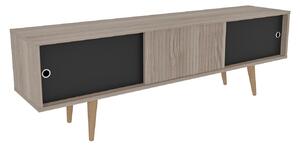 Hanah Home Ecrin TV állvány - Tölgy, Fekete