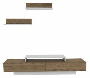 Hanah Home TV Unit White Oud Oak Lusi - White, Oud Oak