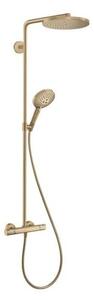 Hansgrohe Raindance Select S fali zuhanyrendszer termosztatikus keverővel, csiszolt bronz 27633140
