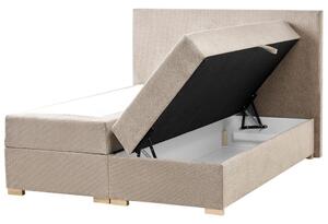 Boxspring ágy tárolóval MAJOR 140 x 200 cm Tópszín
